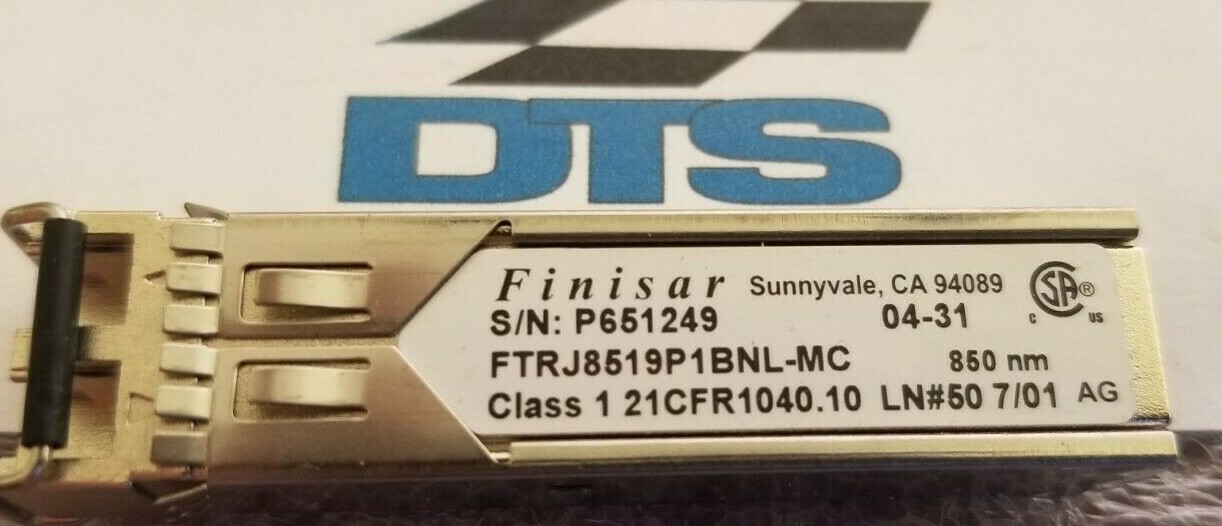 Finisar FTRJ8519P1BNL-MC 2Gb Shortwave SFP Module 850nm