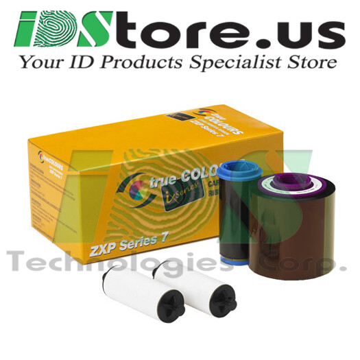 Zebra 800077-749 Color Ribbon - YMCKOK - for ZXP Series 7 Printer - 750 prints