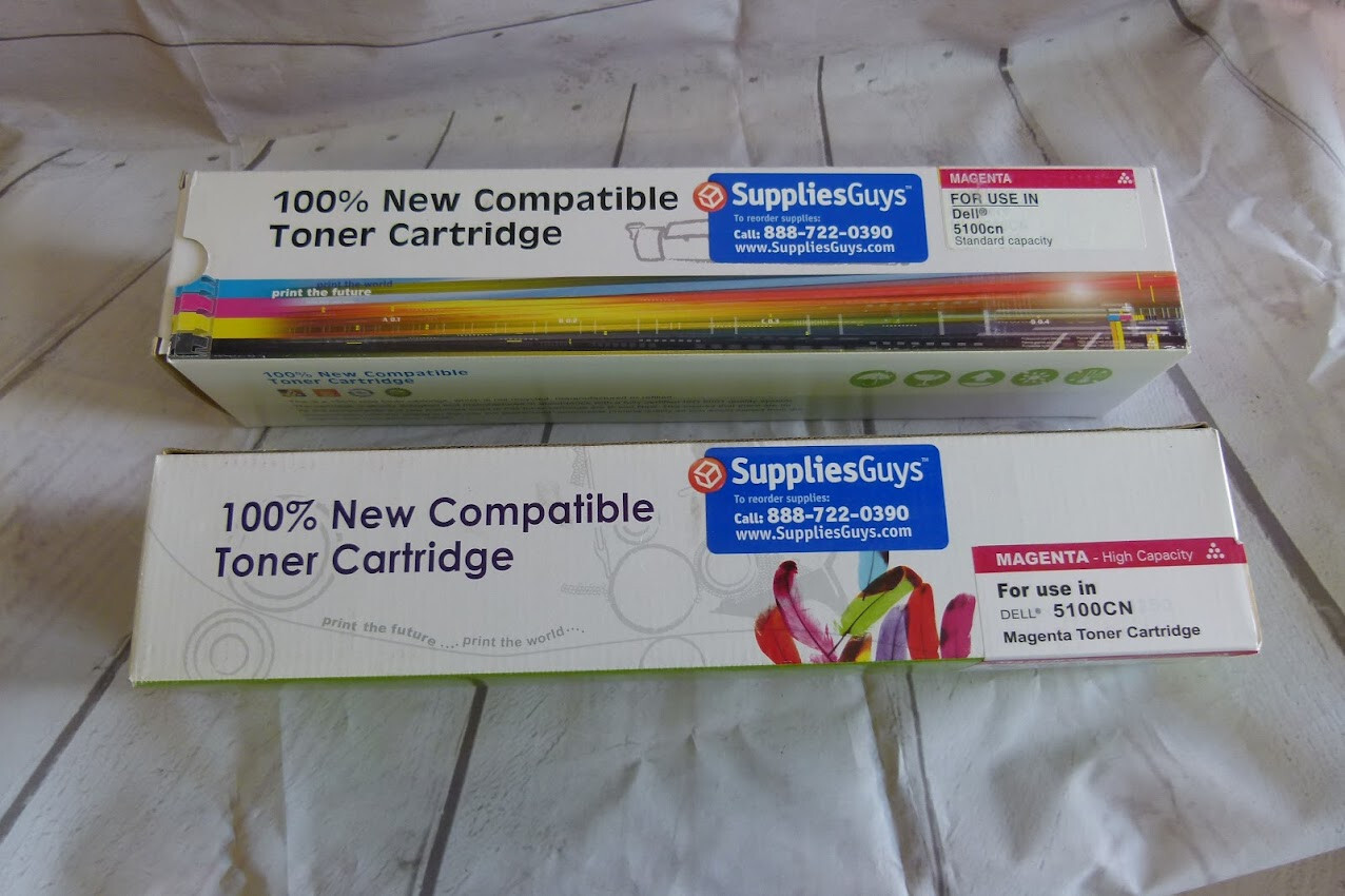 Lot of 2 - Compatible Toner Cartridge for Dell 5100CN Magenta