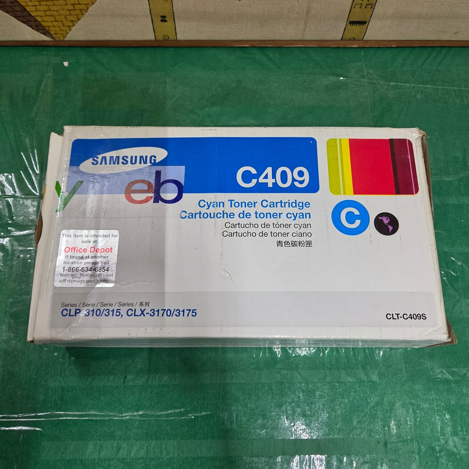 Samsung CLT-C409S Cyan Toner