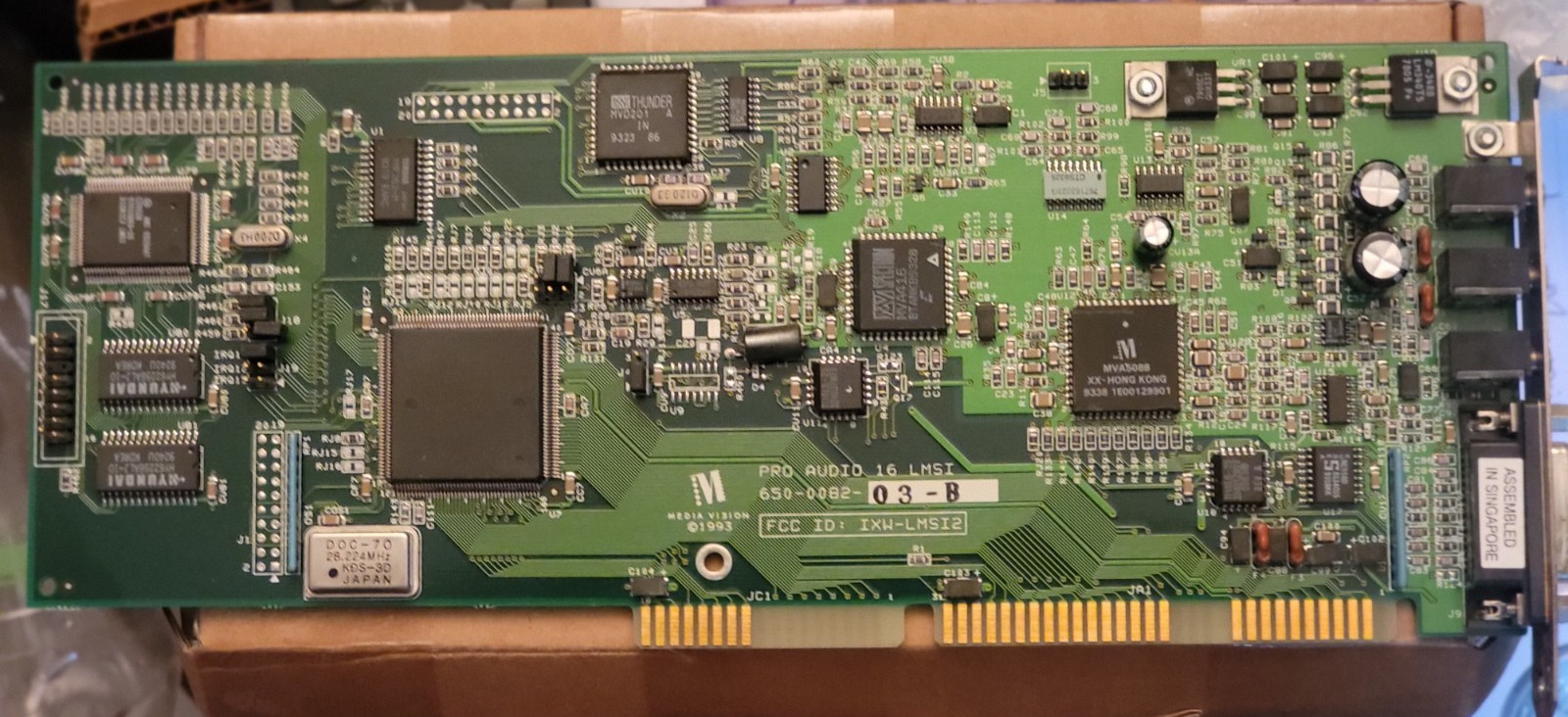 Rare Media Vision Double Fusion LX / Pro Audio Spectrum 16 (LMSI 650-0082-03-B)