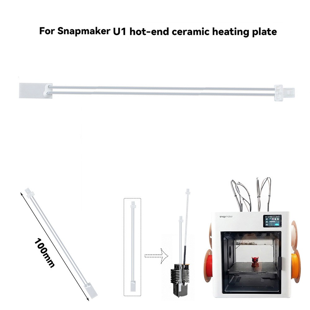 3D Printer Extruder Head Hot End Ceramic Heating Element 24V 48W for Snapmker U1