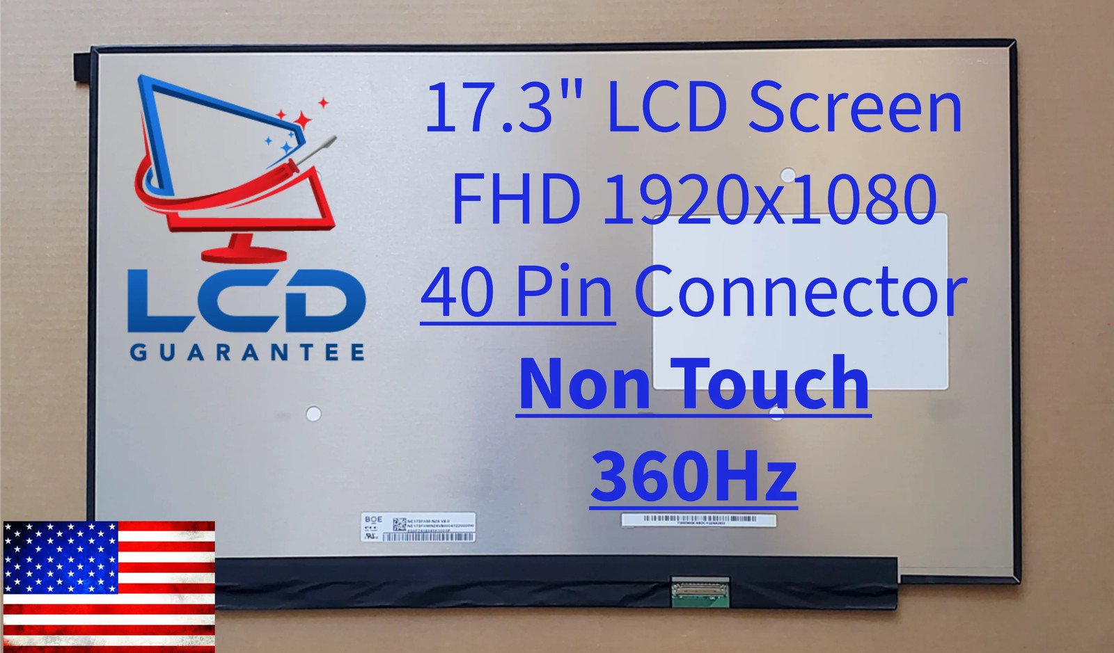 MSI Vector GP76 12UH-617 GP7612617 17.3" FHD 360Hz Non Touch LCD Screen