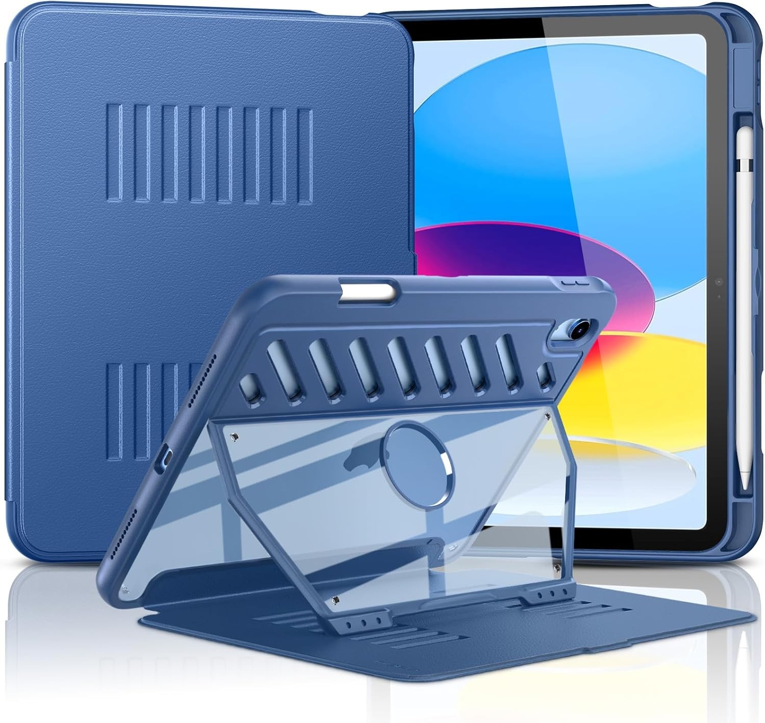 Case for iPad 11th/10th Generation 2025/2022, Shockproof with Magnetic Stand