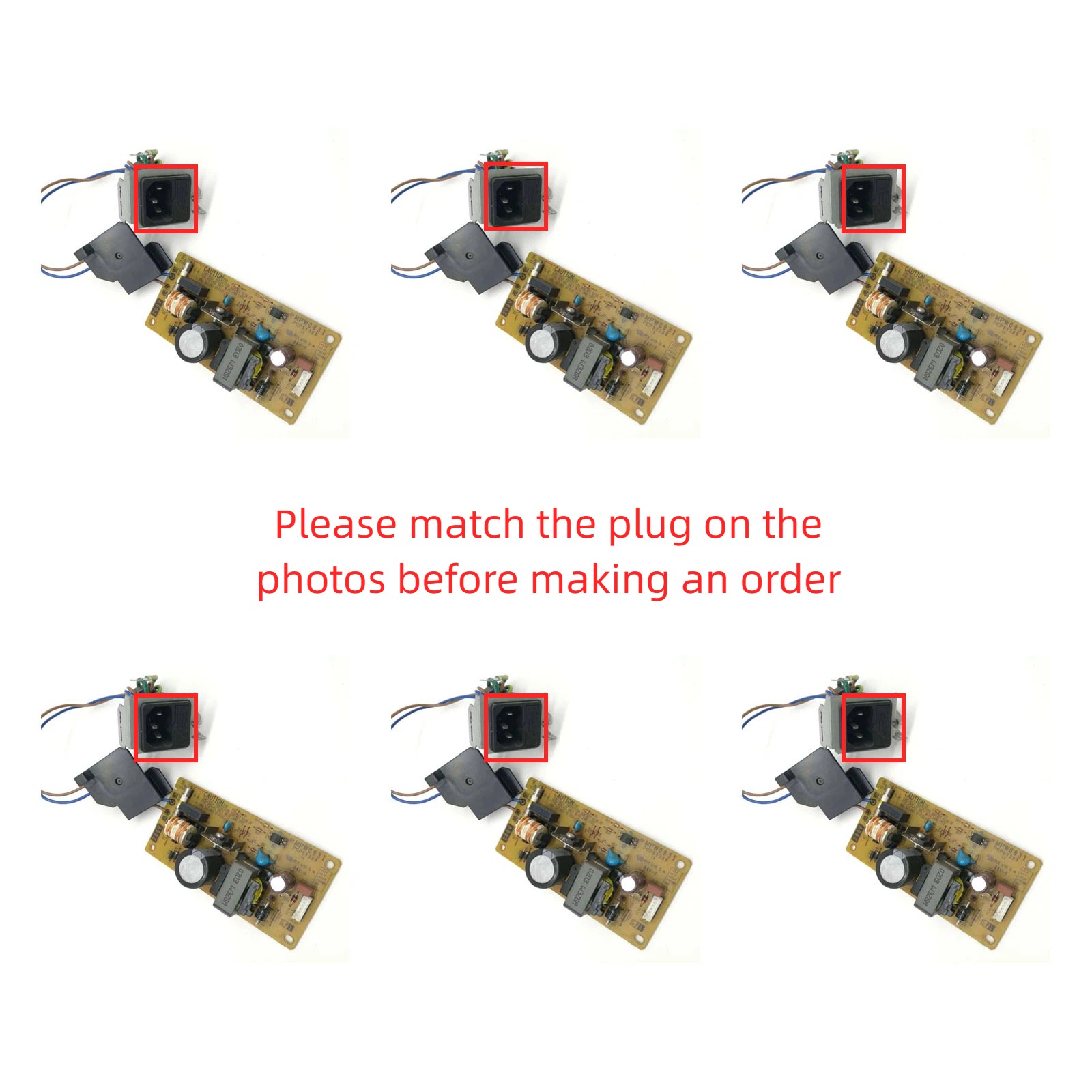 6pcs Power Supply Board Fits For Brother MPW0931 DCP-J725DW MFC-J280W DCP-J925DW