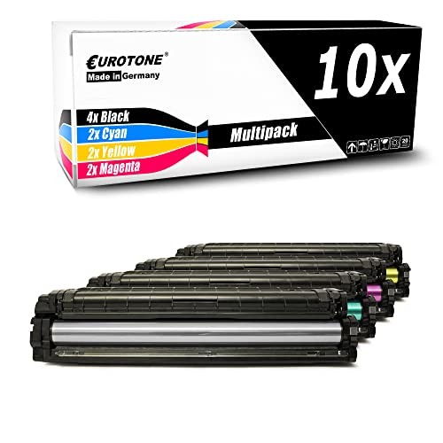 Eurotone 10-Pack Laser Toner Cartridge Compatible with Samsung CLT504S