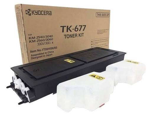 New Kyocera TK-677 Black Toner Kit KM-2540/3040/2560 - 1T02H00US0
