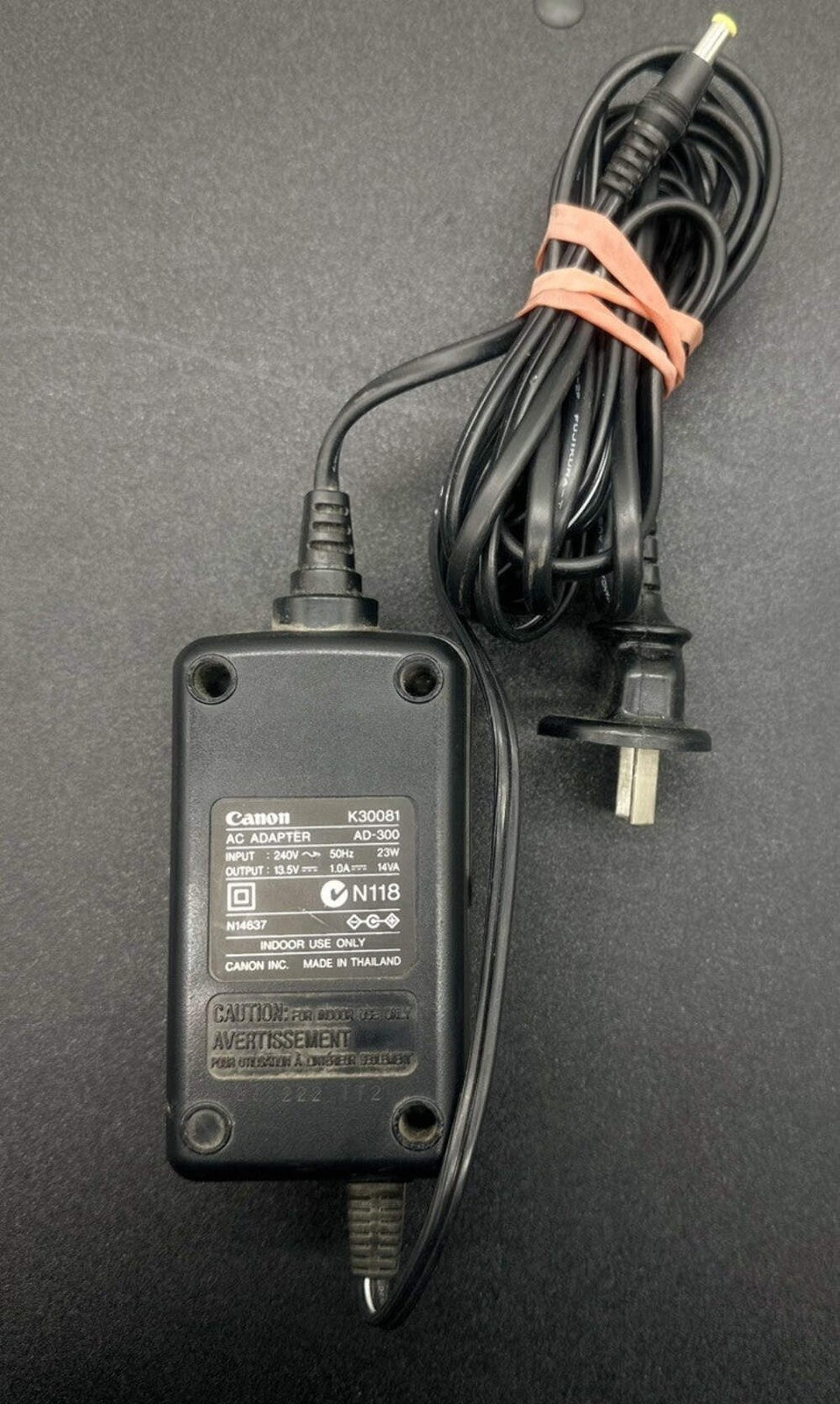 Genuine Canon K30081 AD-300 AC Adapter Printer Power Supply 13.5V 1.0A In GC