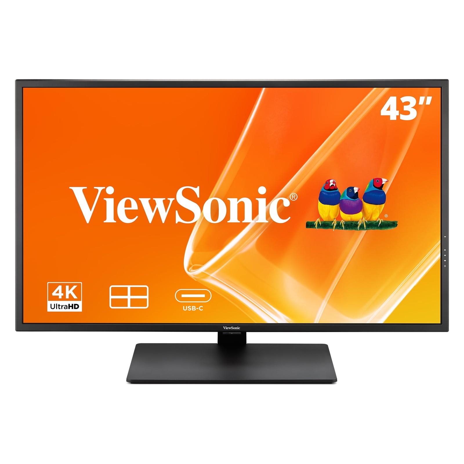 ViewSonic VX4381U4K 43 Inch 4K Monitor HDR10 USB-C HDMI DP
