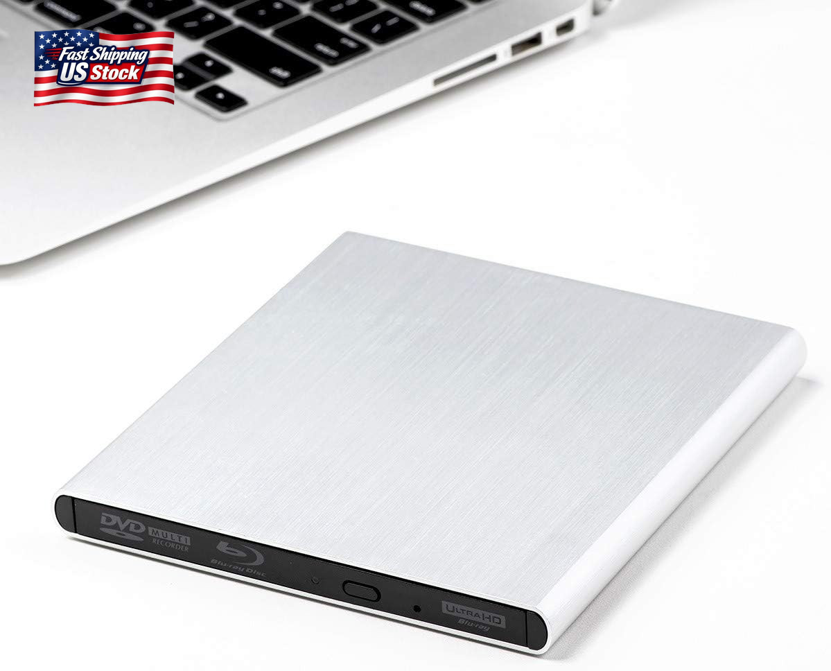 Archgon Premium Aluminum External USB 3.0 UHD 4K Blu-Ray Writer Super Drive for