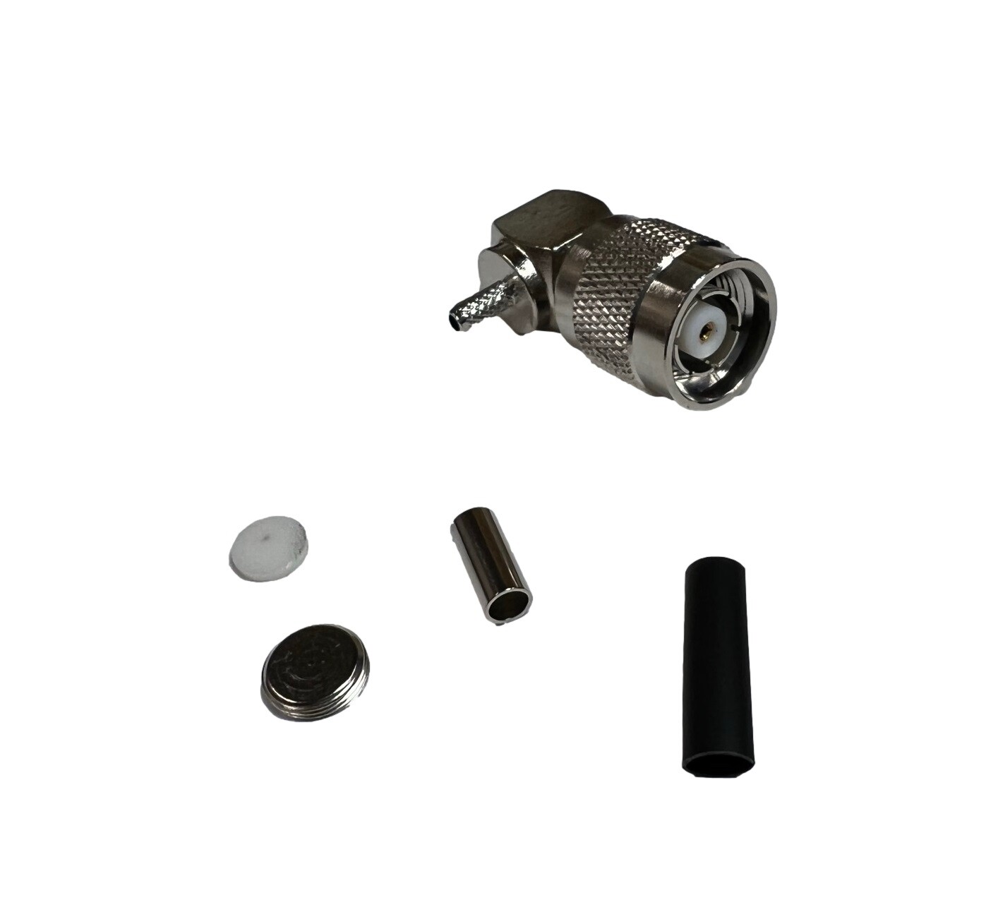 RP-TNC Male ANGLE plug crimp for RG316 RG174 RG188 LMR100 cable RF Connector