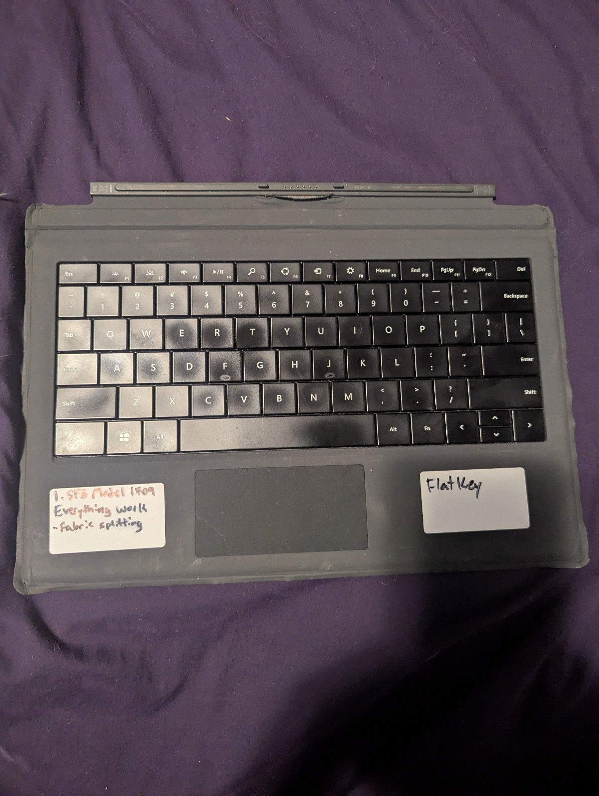 Microsoft Surface 3,4,5,6,7 Keyboards, 1709, 1725, Island, Flat key, Backlit OEM