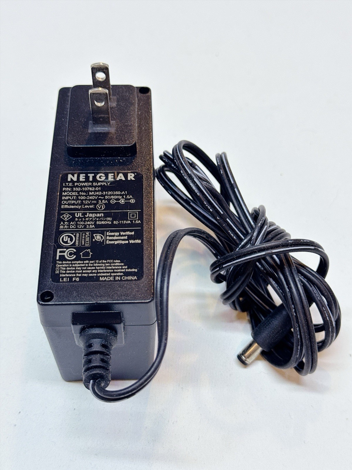 Genuine Netgear MU42-3120350-A1, 332-10762-01 12V 3.5A Power Supply