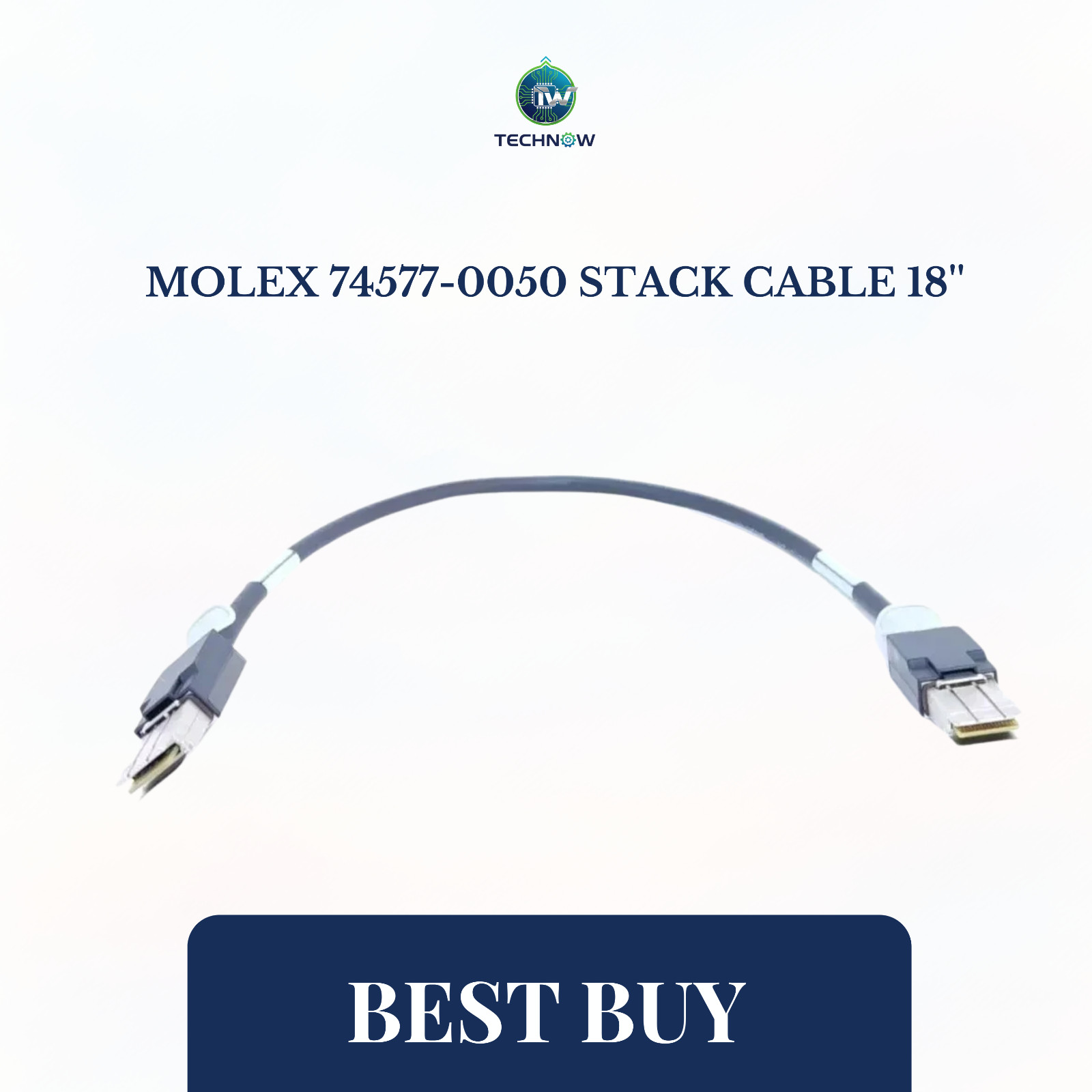 MOLEX 74577-0050 STACK CABLE 18''