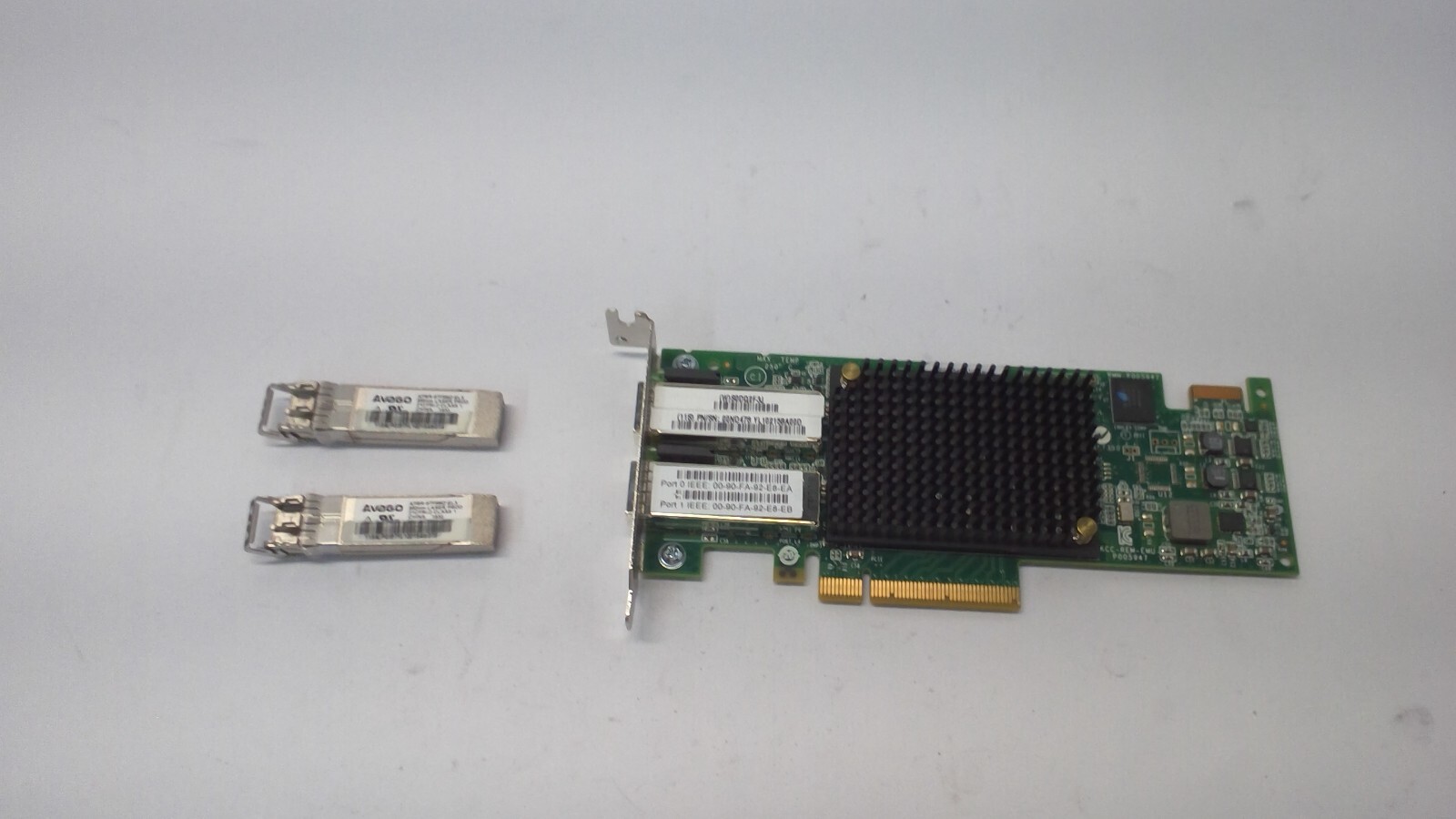 Emulex LPE16002 Dual Port 16GB SFP+ PCIe HBA Fibre Channel Adapter P005947 w/2SF