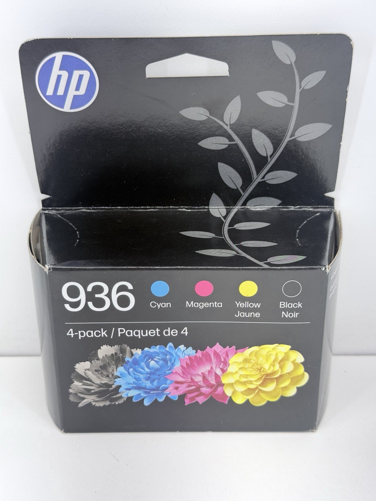 New HP 936 6C3Z5LN Black, Yellow, Cyan and Magenta Ink Cartridge 4-Pack