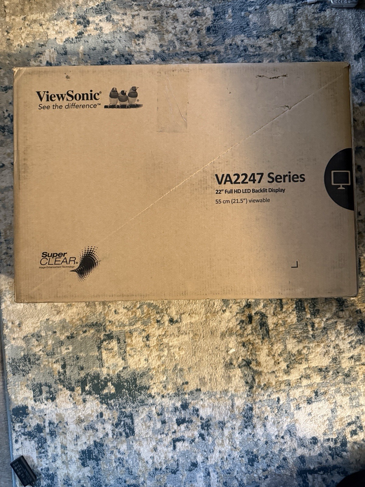 ViewSonic VA2247-MH 22in FHD LED 75Hz Adaptive-Sync Monitor HDMI VGA