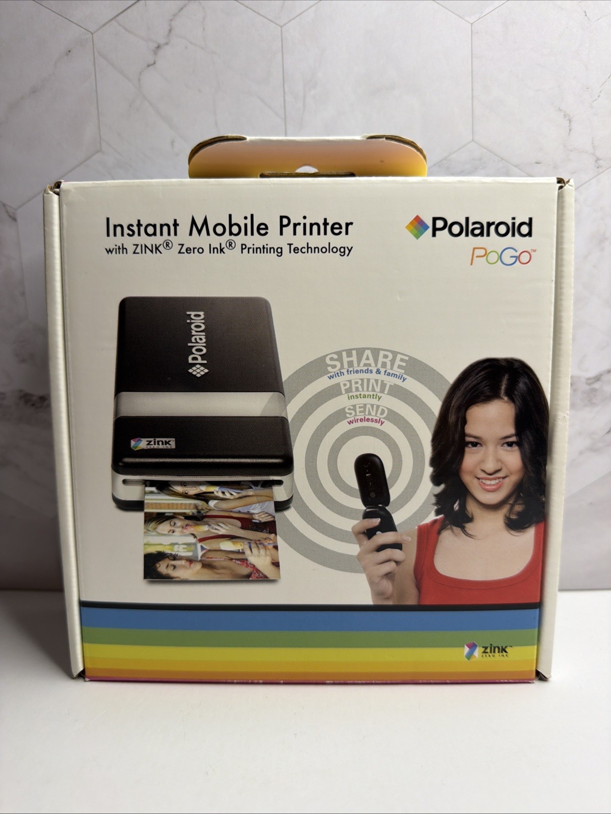 New-Polaroid PoGo INSTANT MOBILE PRINTER Zink Ink System (Thermal) ❤️