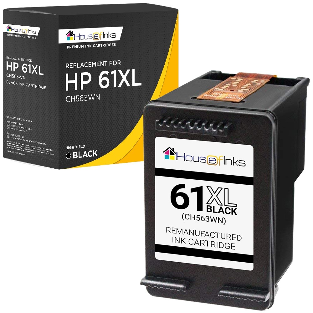 1PK Fits HP 61XL Black Ink Cartridge HP 61 For HP Deskjet 3000 3050