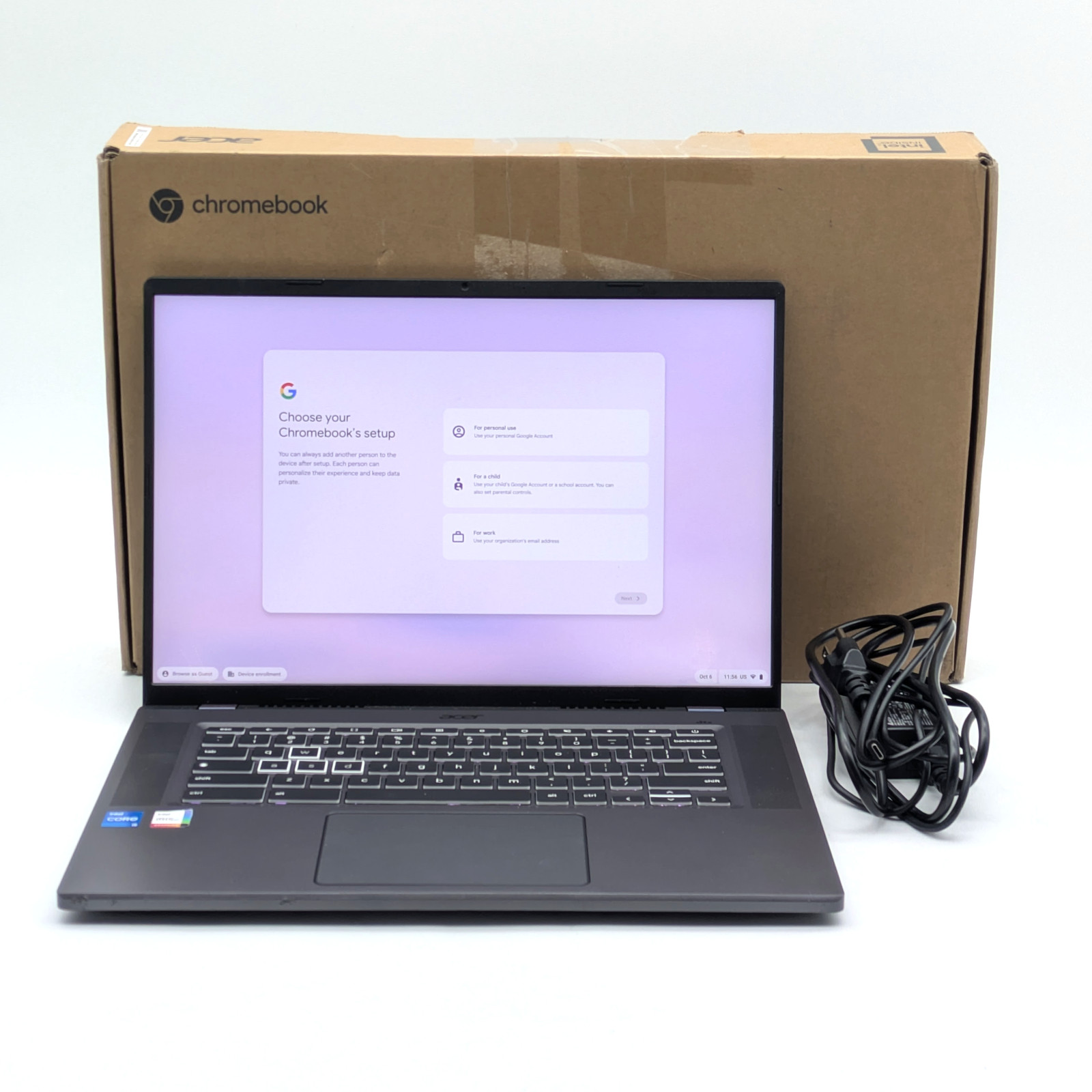 Acer Chromebook 516 GE CBG516-1H-58CL 16" i5-1240P 16GB DDR4 256GB SSD Chrome OS