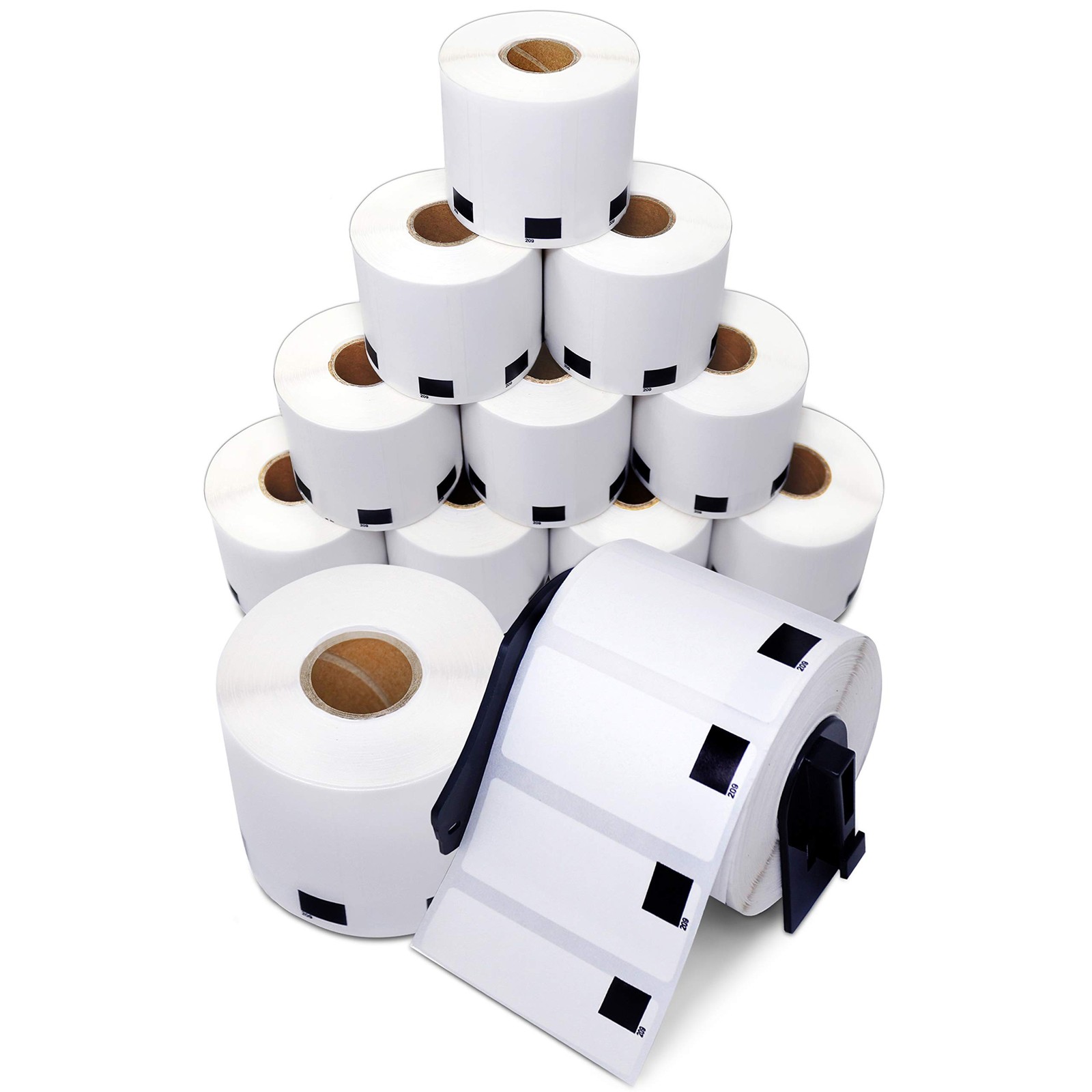 Aegis Adhesives - Replacement for Brother DK-1209 (12 Rolls, 9600 Total) 1.1"...