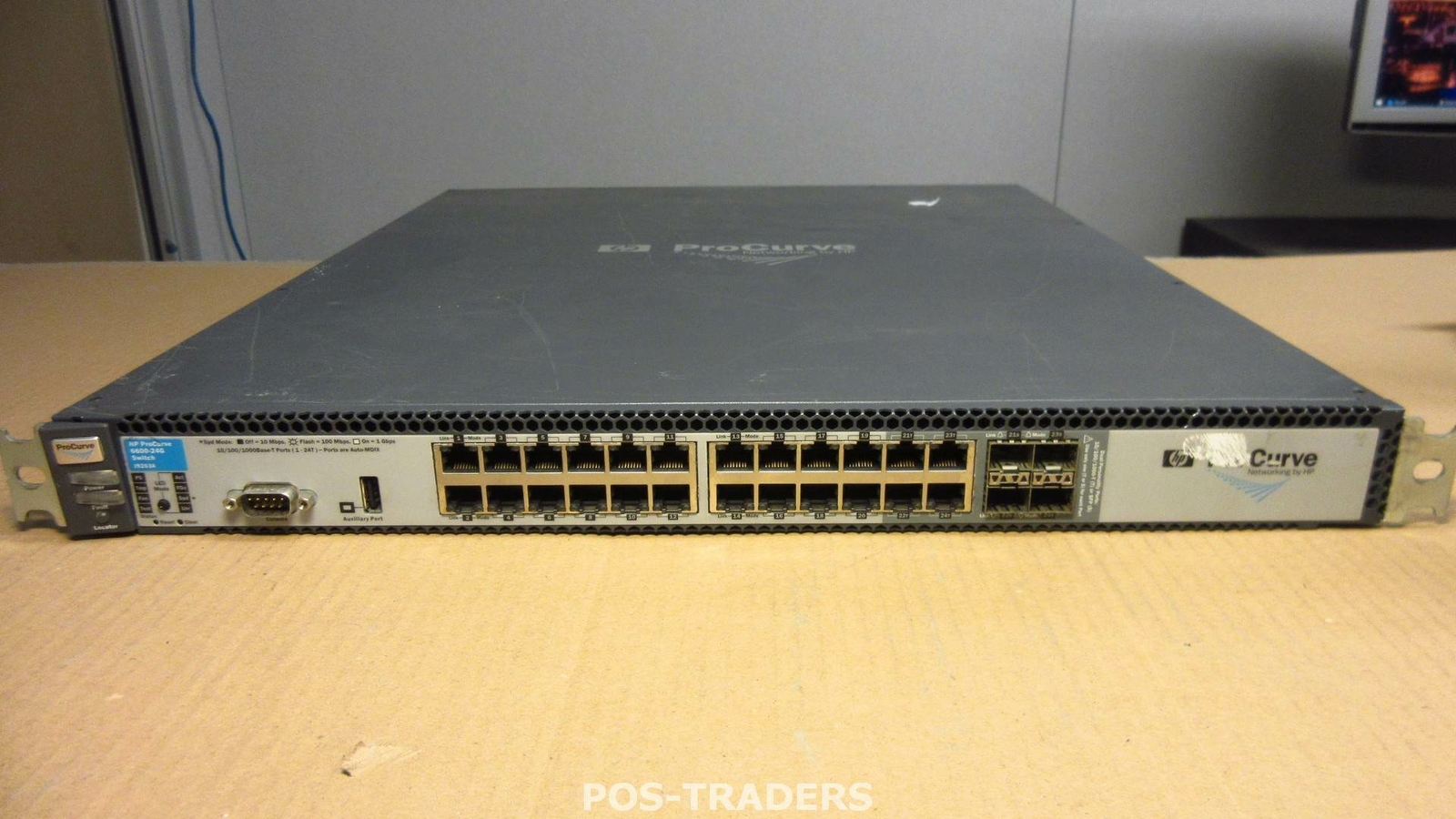 HP 6600-24G Procurve J9263A 24-Port Gigabit Layer 3 Managed Switch INCL 1x 1200W