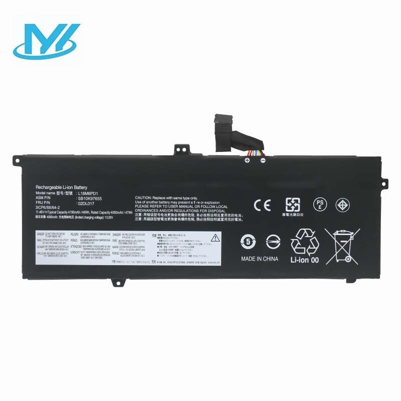 ✅02DL017 L18M6PD1 L18C6PD1 Battery For Lenovo ThinkPad X13 X390 X395 Series New