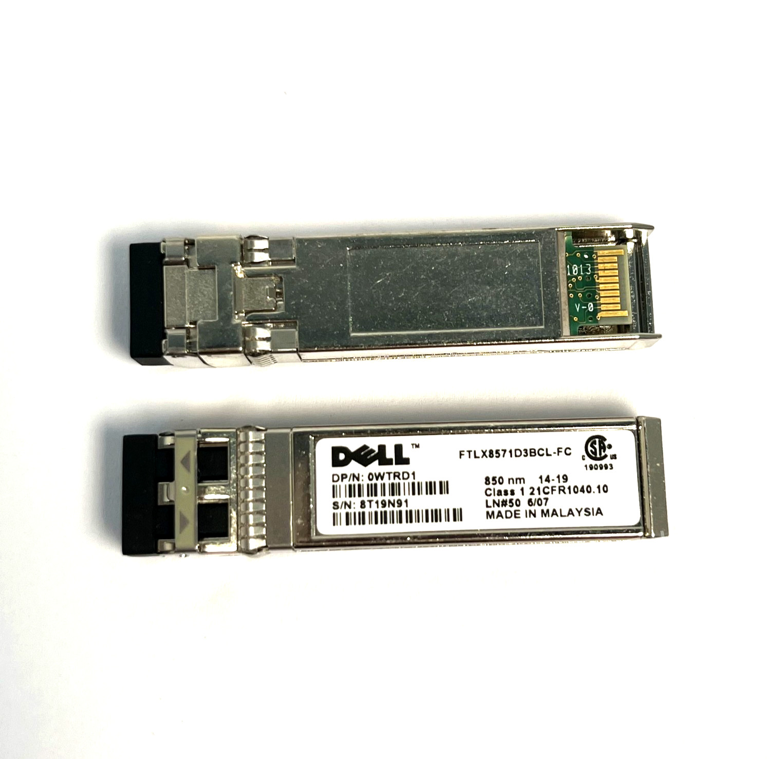 GENUINE DELL 0WTRD1 10G SFP FTLX8571D3BCL-FC N743D SR Optic Transceiver Module