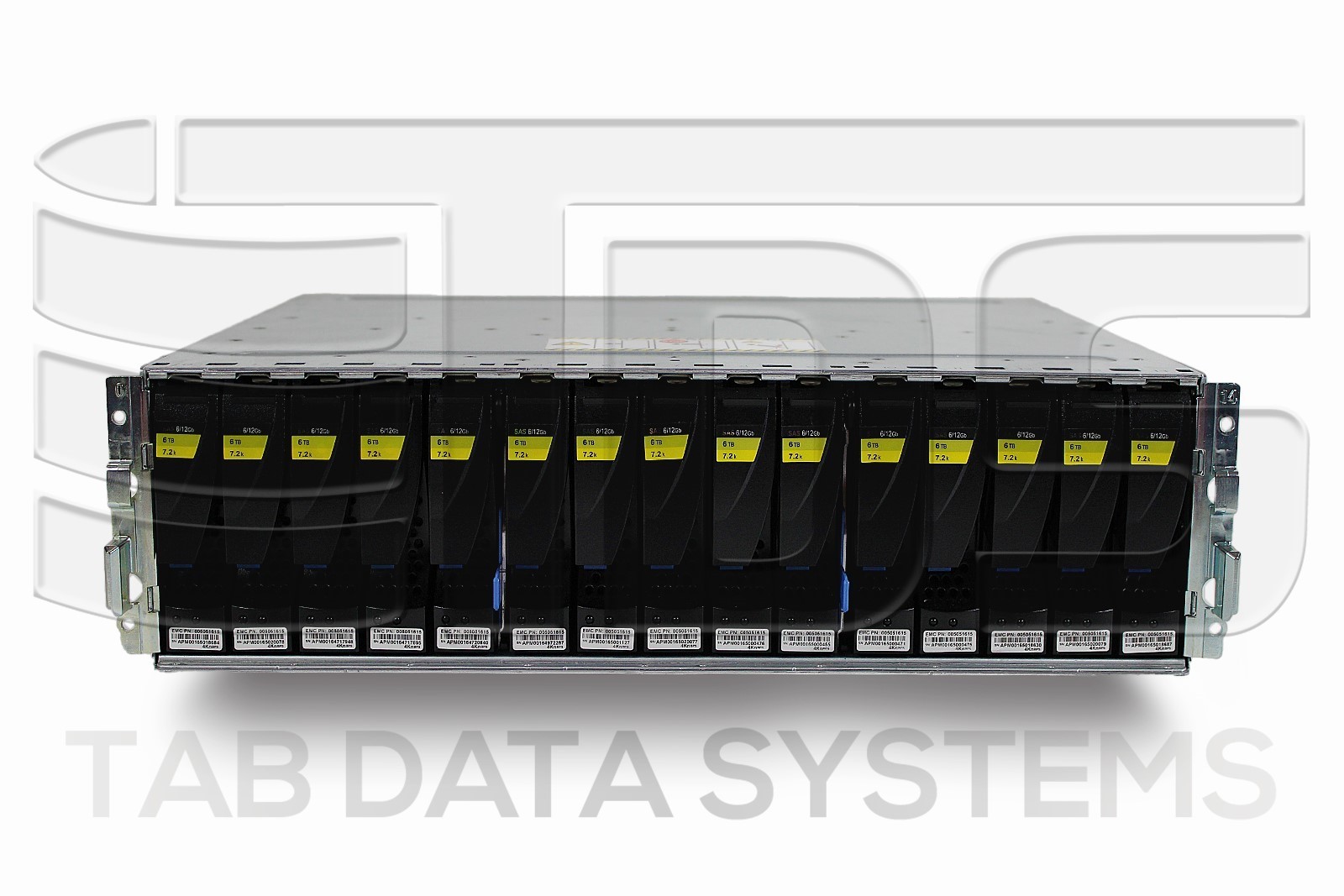 EMC Unity D3123F 15-Bay DAE w/ 15x D3-VS07-6000 6TB 7.2K 3.5" 12GB NLSAS HDD