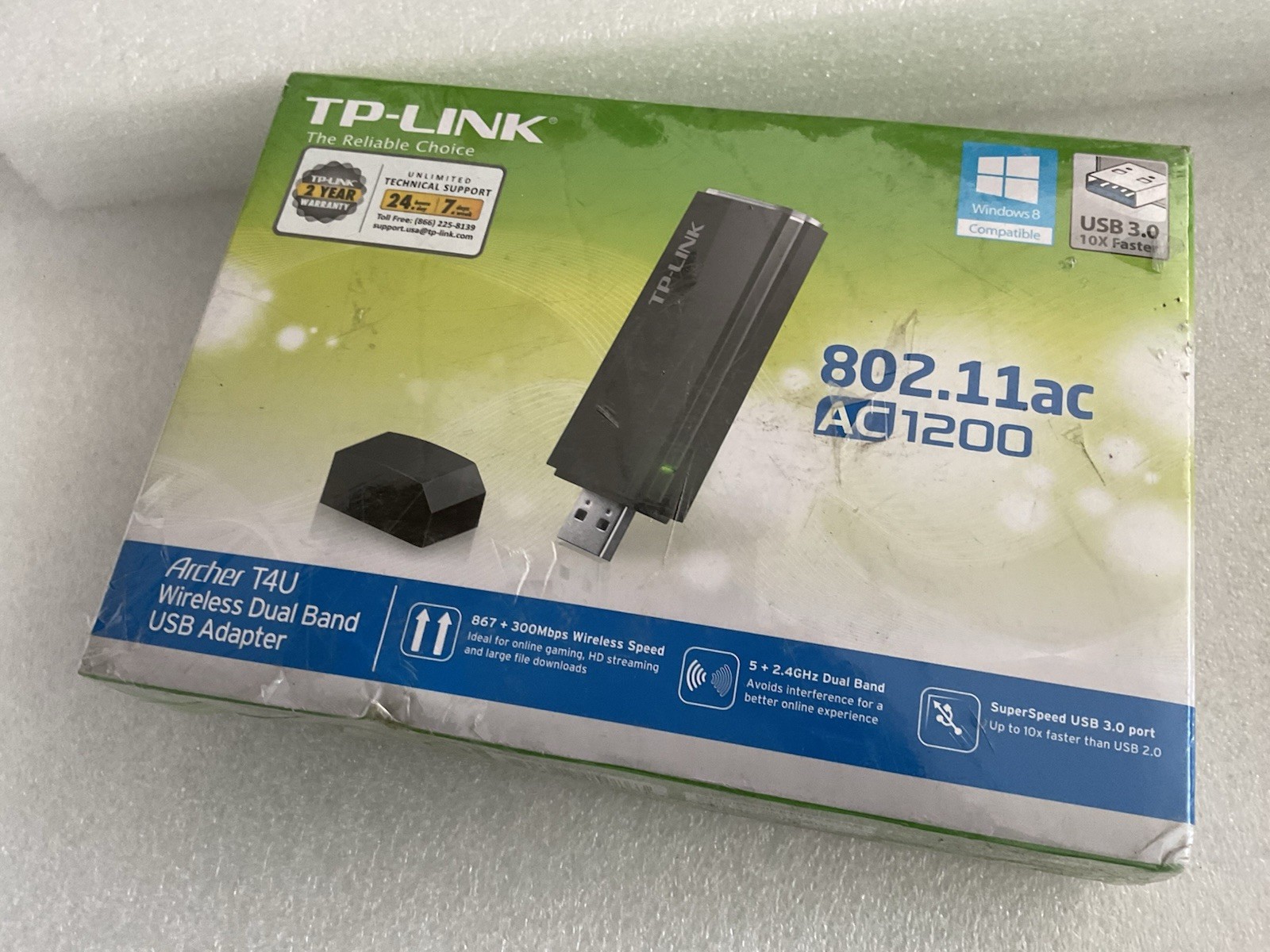 TP-Link Archer T4U AC 1200 Wireless Dual Band USB Adapter USB 3.0