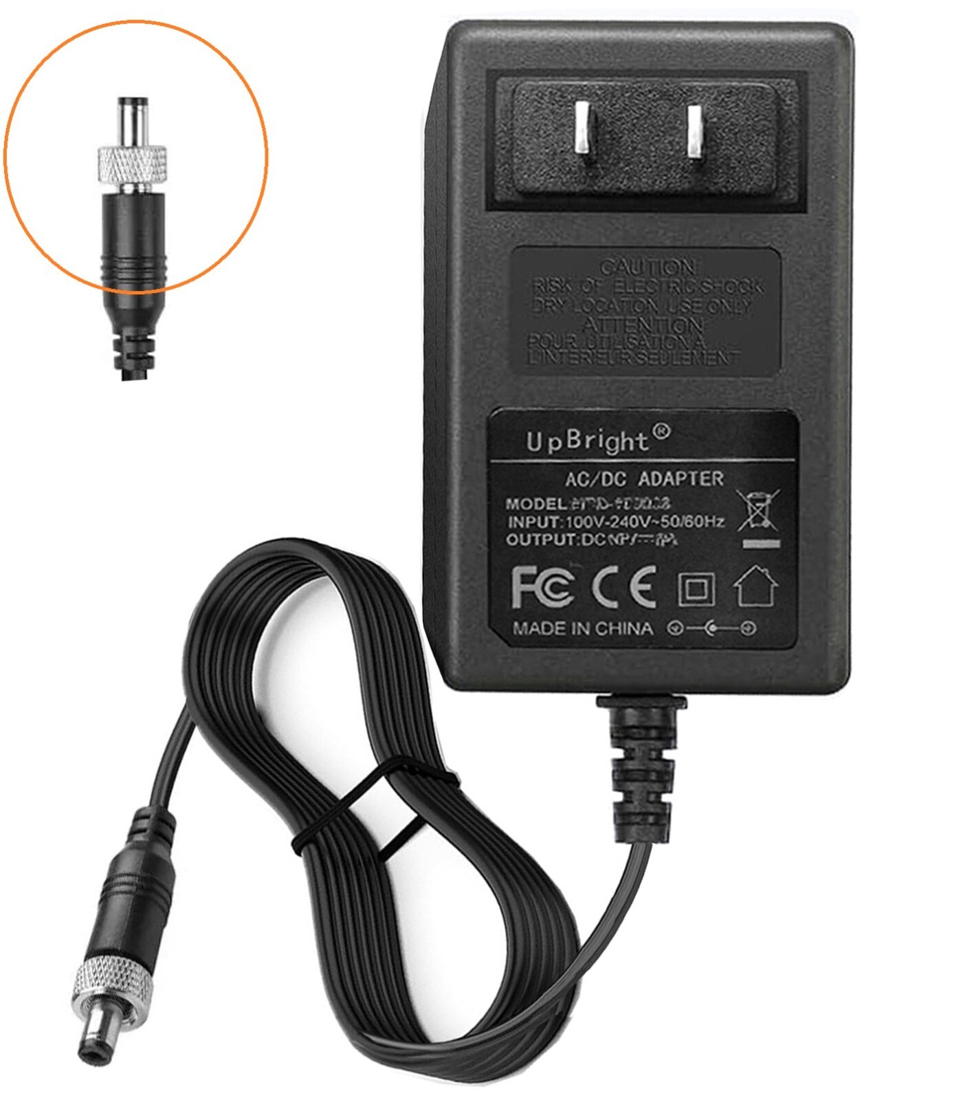 AC Adapter w/Locking for Antelope Zen Tour ZenTour Synergy Core Audio Interface
