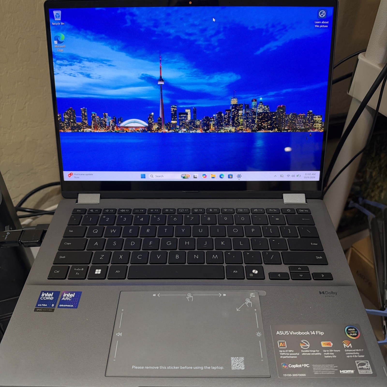 Asus Vivobook S 14 2024 Black FHD+ 2.1 GHz Ultra 5 226V 16GB 512GB SSD Excellent