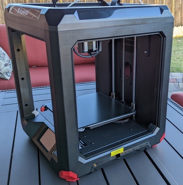 Voxelab Aries 3D Printer. New Parts Perfect for beginers. Carbon Fiber Comp.