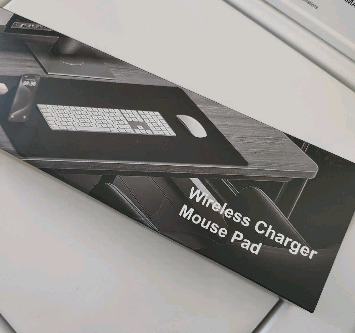 TopMade 4in1 Mouse Pad 15W Wireless Charging Foldable Phone Holder