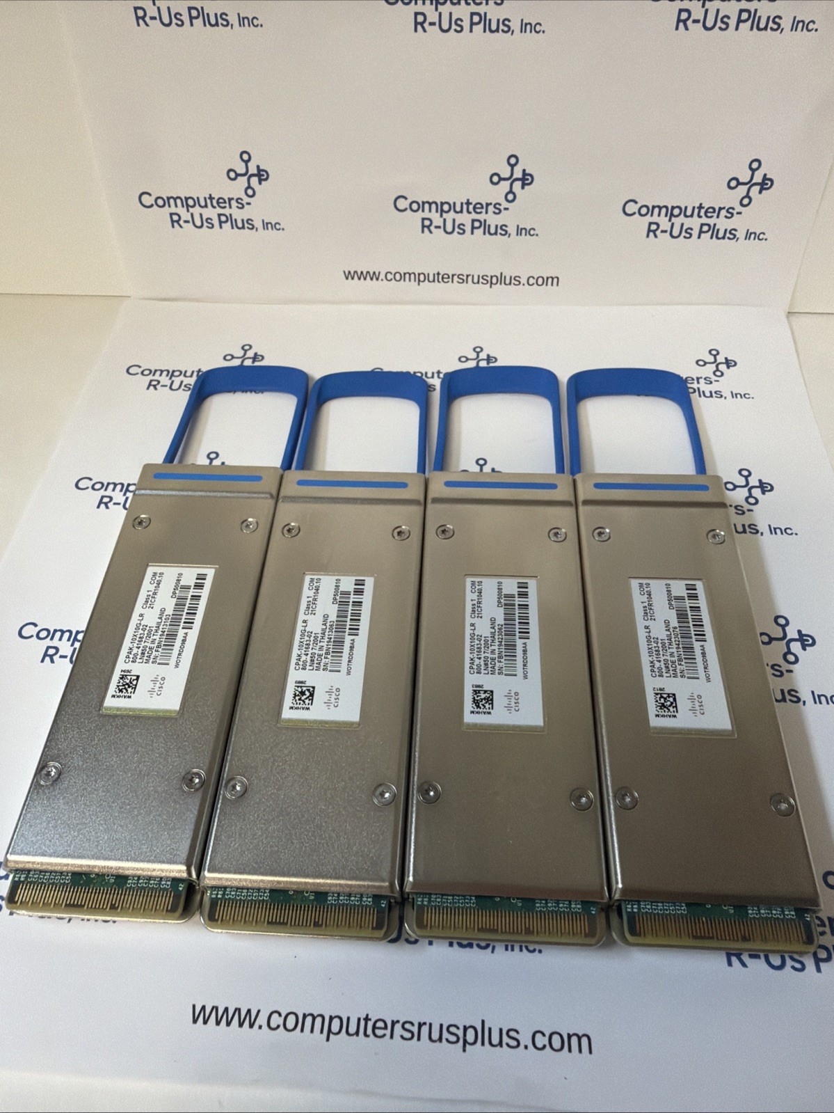 Lot Of 2  Cisco CPAK-10X10G-LR 800-41683-02 Network Switch Modules Tested Qty 2