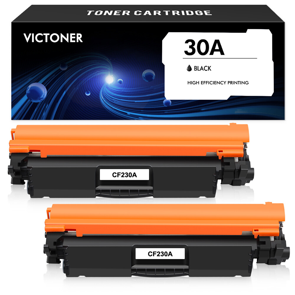 2 Pack CF230A Toner Cartridge For HP 30A LaserJet Pro M203dw MFP M227fdw M227fdn