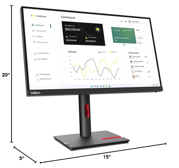 Open Box Lenovo Thinkvision P24H-30
