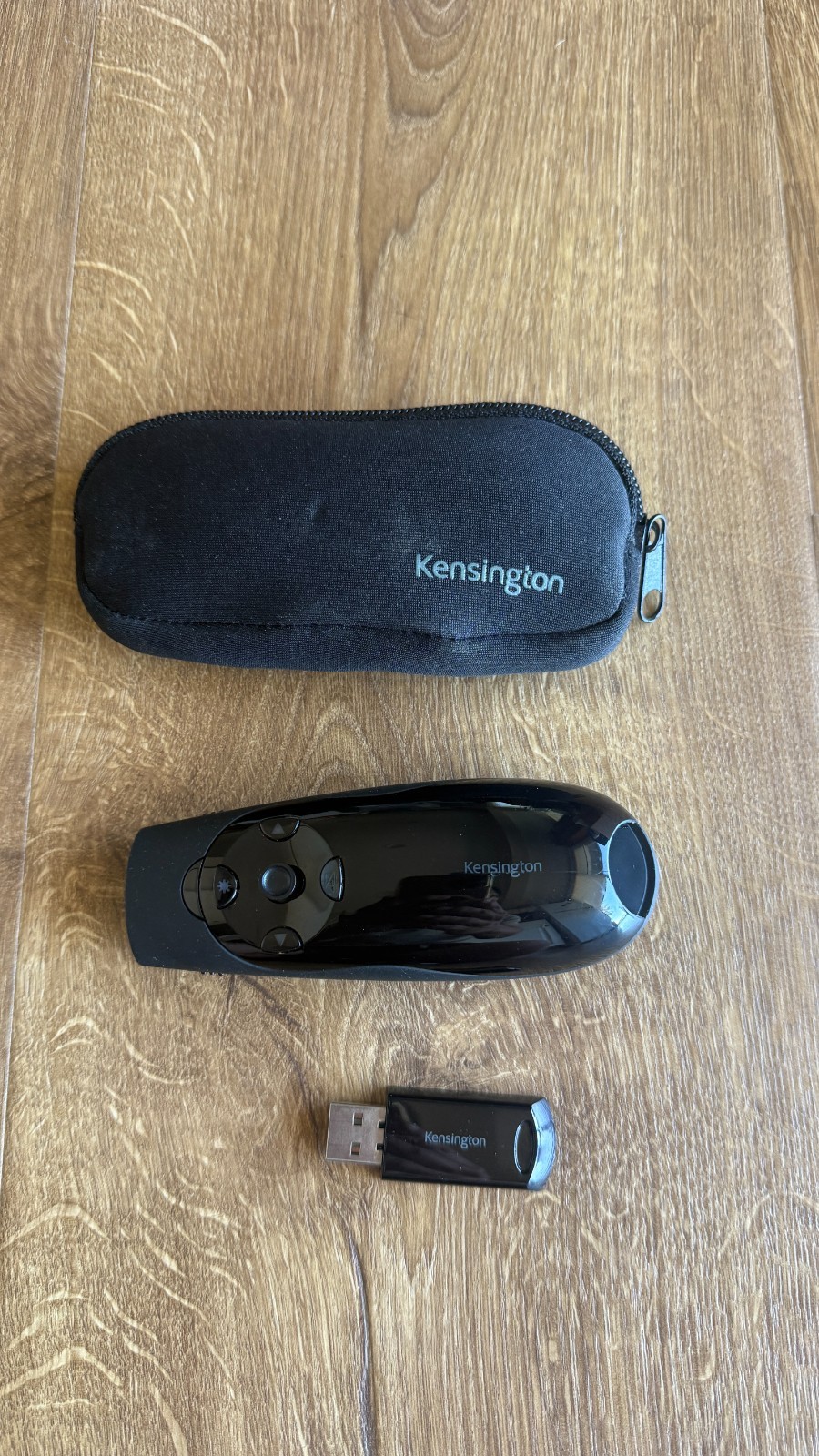 Kensington Presenter Expert Wireless Remote Clicker K72425 w/Case Tested Works