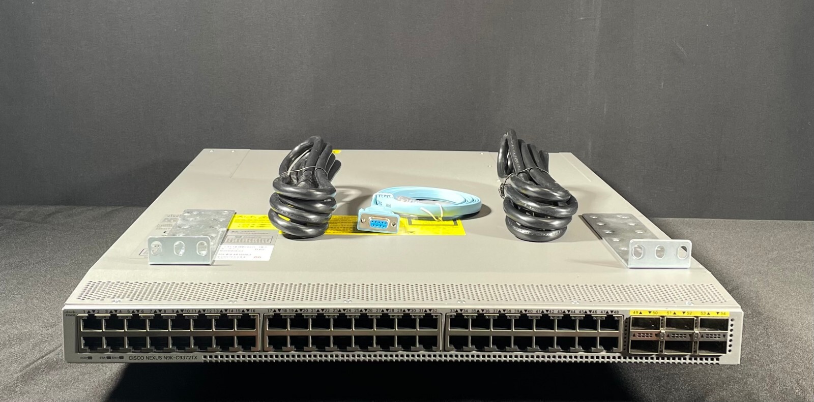 Cisco Nexus N9K-C9372TX 48 Port Gigabit Switch w/Dual Power - Same Day Shipping