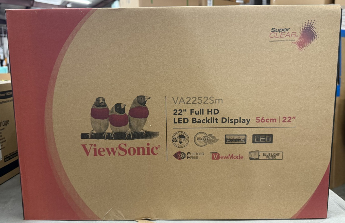 ViewSonic VA2252SM 22" Full HD 1080p LED-backlit LCD Monitor New In Box