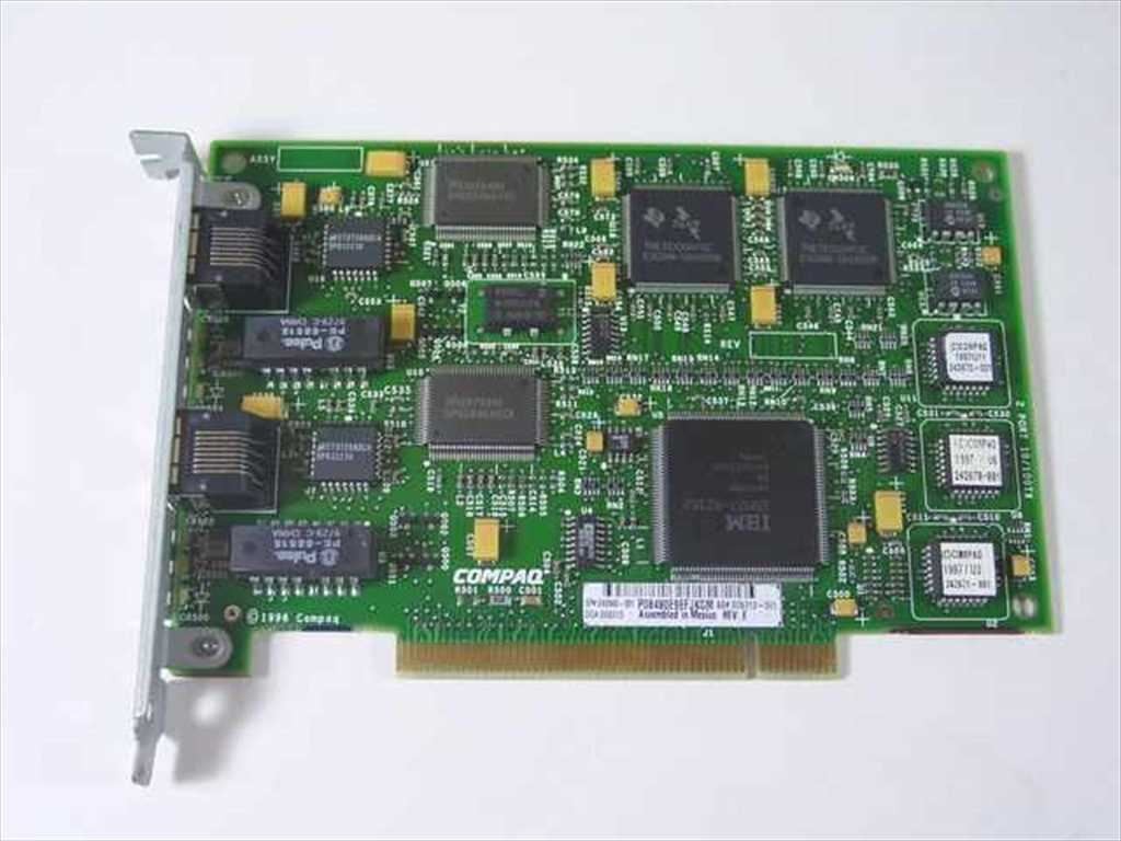 Compaq 242560-001 Dual Port 10/100TX PCI Network Adapter Card 006312-001