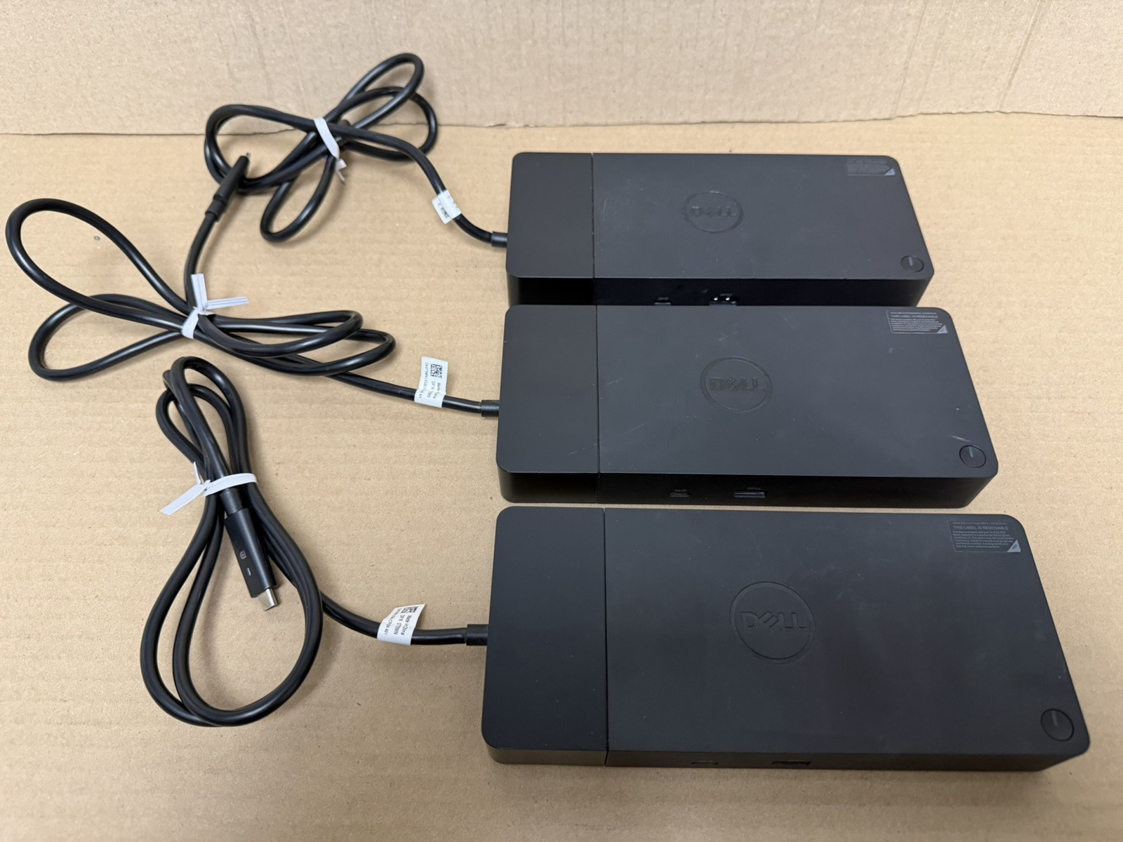 LOT OF 3 Dell WD19S K20A Docking Station &    (((READ)))