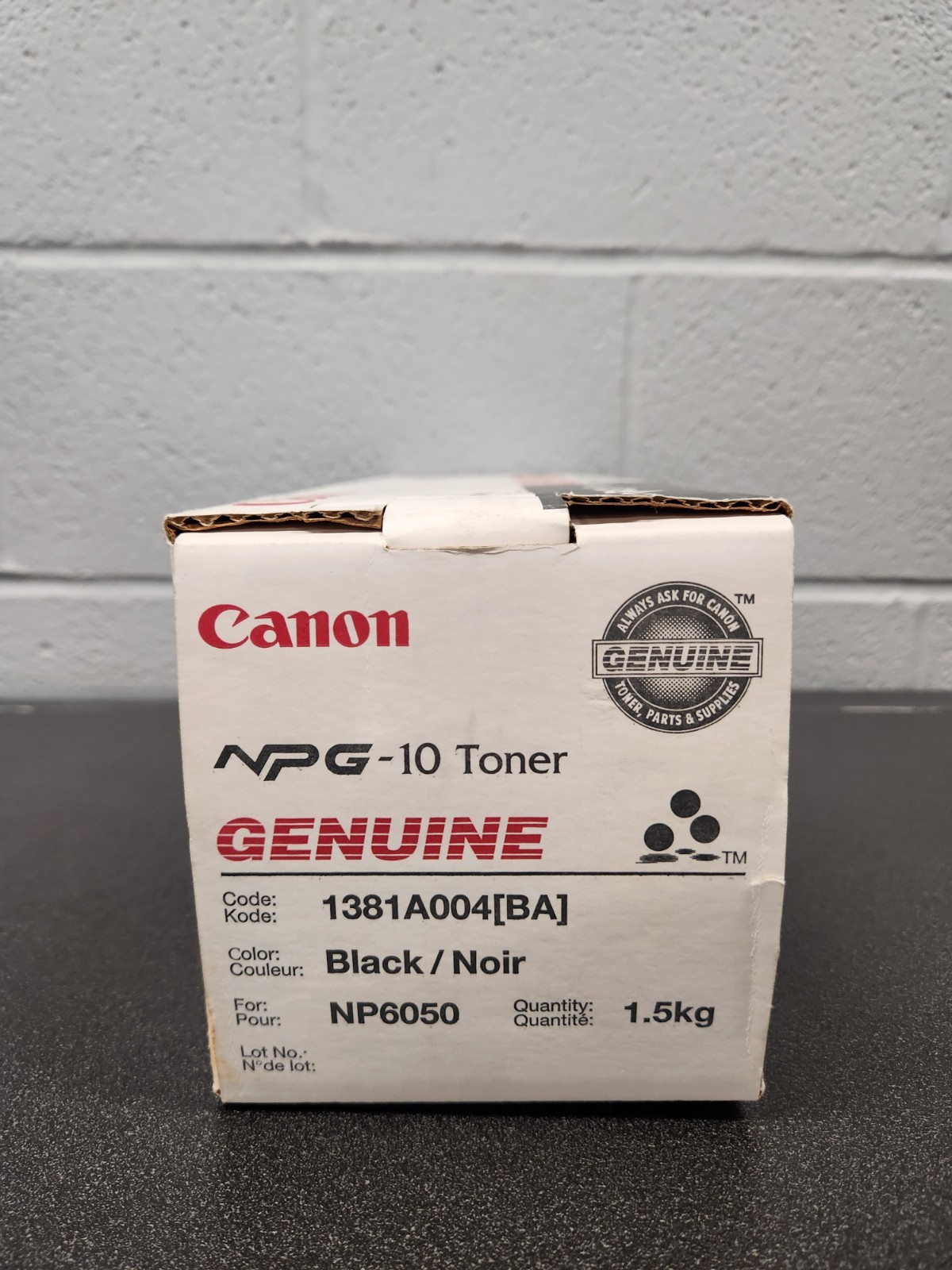 NEW CANON NPG-10 TONER BLACK TONER CARTRIDGE