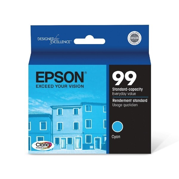 New Genuine Epson 99 Cyan Ink Cartridges Artisan 730