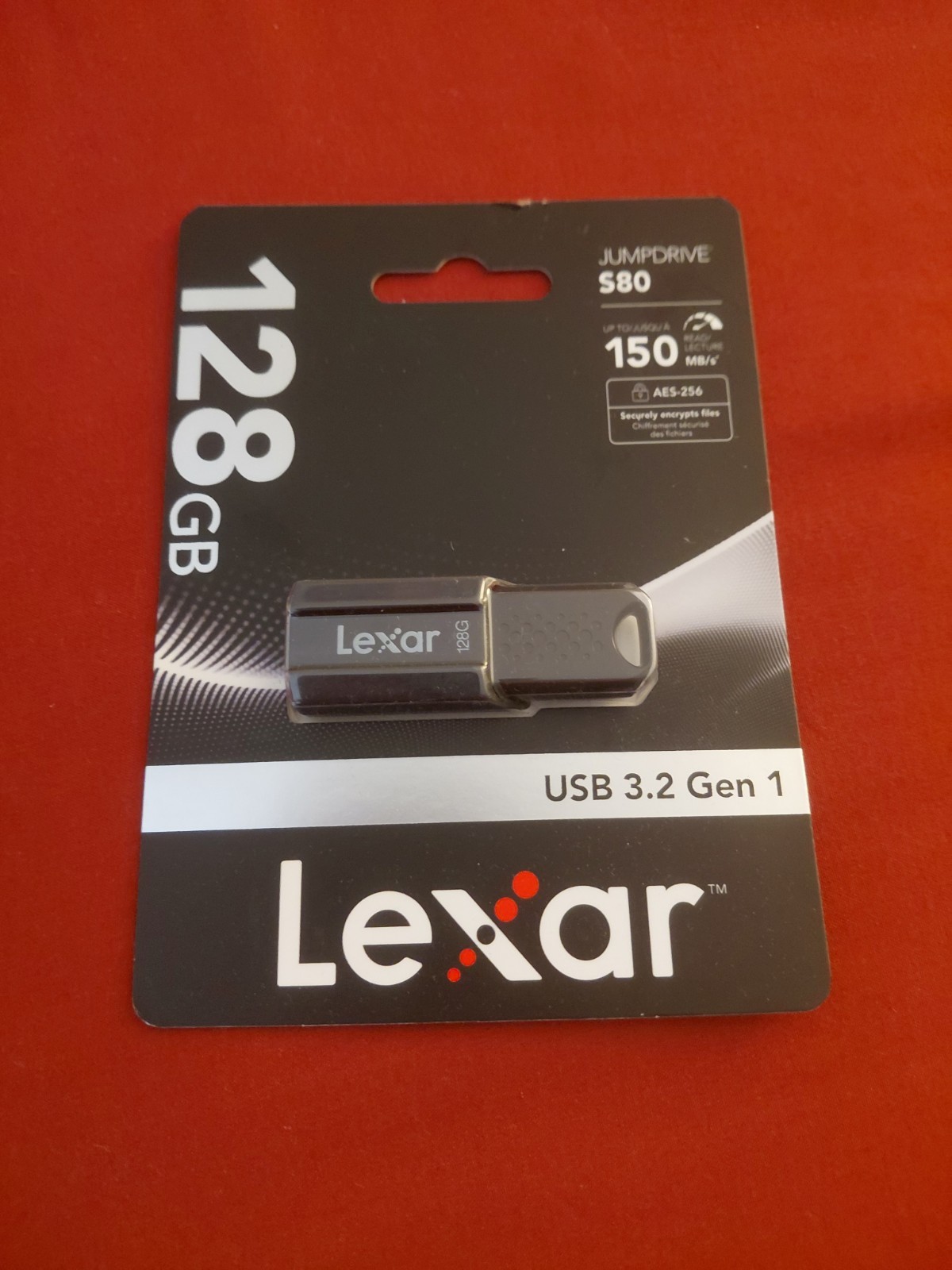 USB Flash Drive "Lexar" S80 - 128GB - USB 3.2 Gen 1