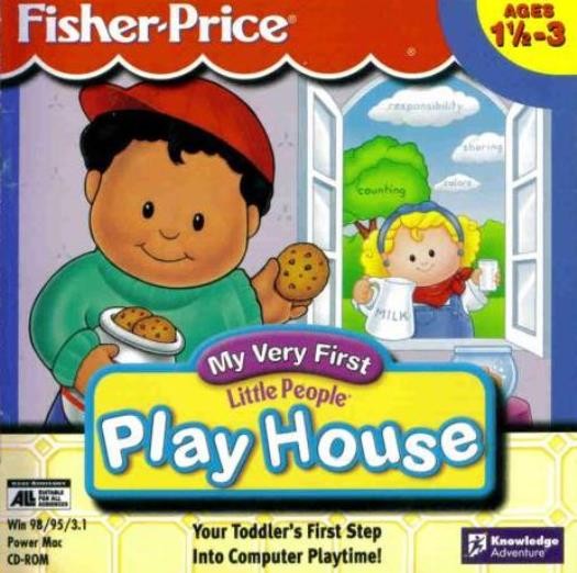 Fisher-Price My Very First Little People Play House PC MAC CD match memory game