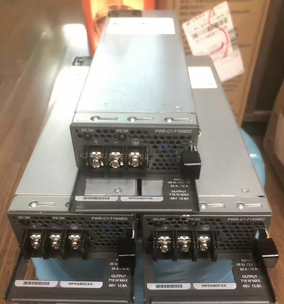 1pc used PWR-C1-715WDC Power Supply For 9300 Series Switch Qty Available
