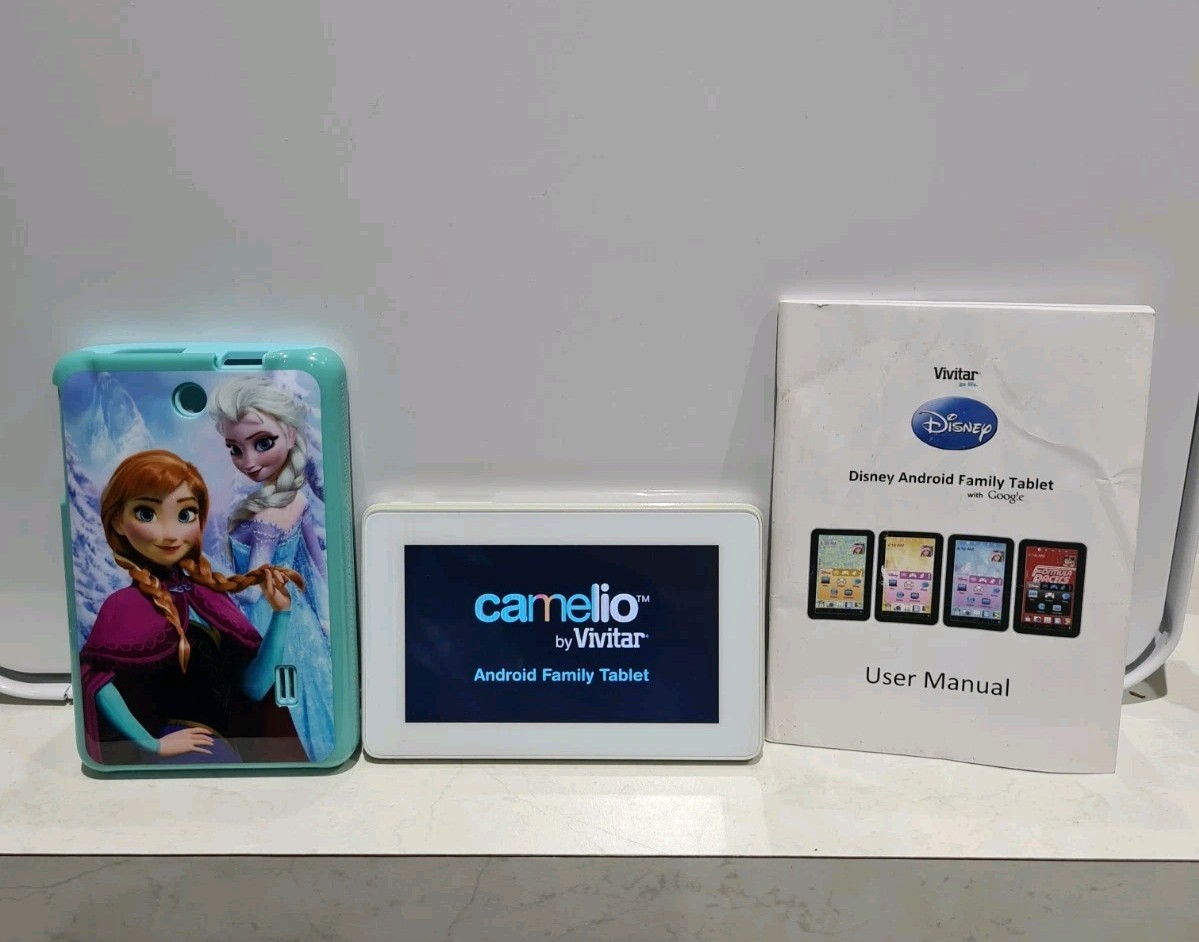 Vivitar Frozen 4.3" Kids Android Tablet Sakar Disney Camelio *Read Description*