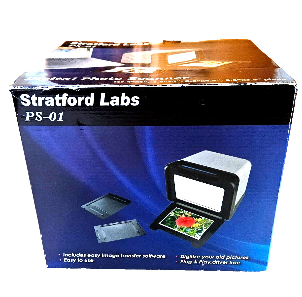 Stratford Labs PS-01 Digital Photo Scanner Desktop Photograph to Digital Scanner