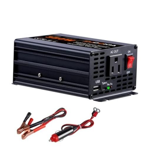 350W Power Inverter for Vehicles - DC 12V to AC 110V Car Inverter Converter,